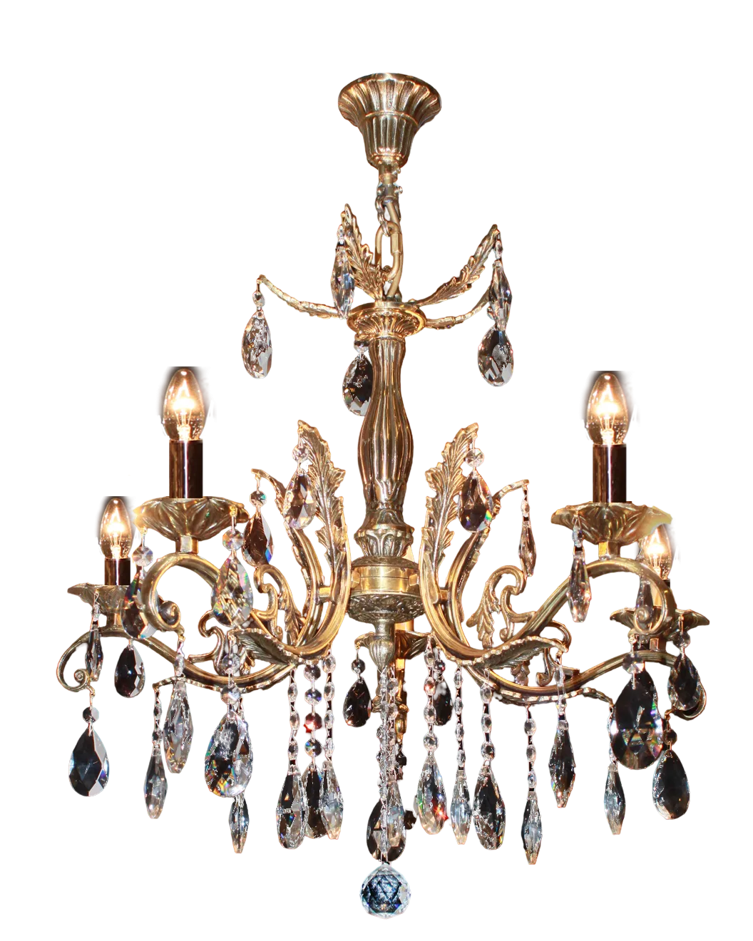Люстра Allegra арт. 06-05 из латунь — Brass Art