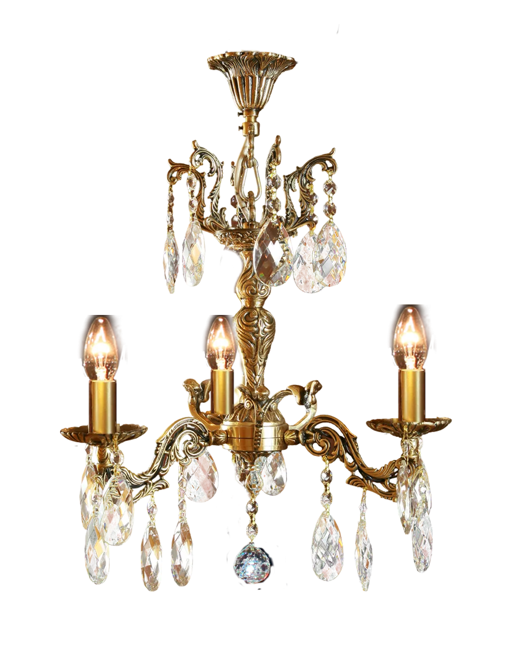 Люстра Verona арт. 03-01 из латуни — Brass Art