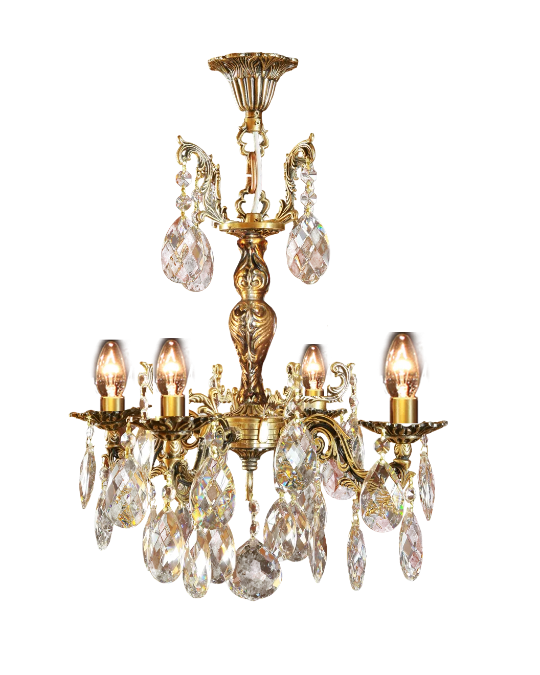 Люстра Verona арт. 04-05 из латуни — Brass Art